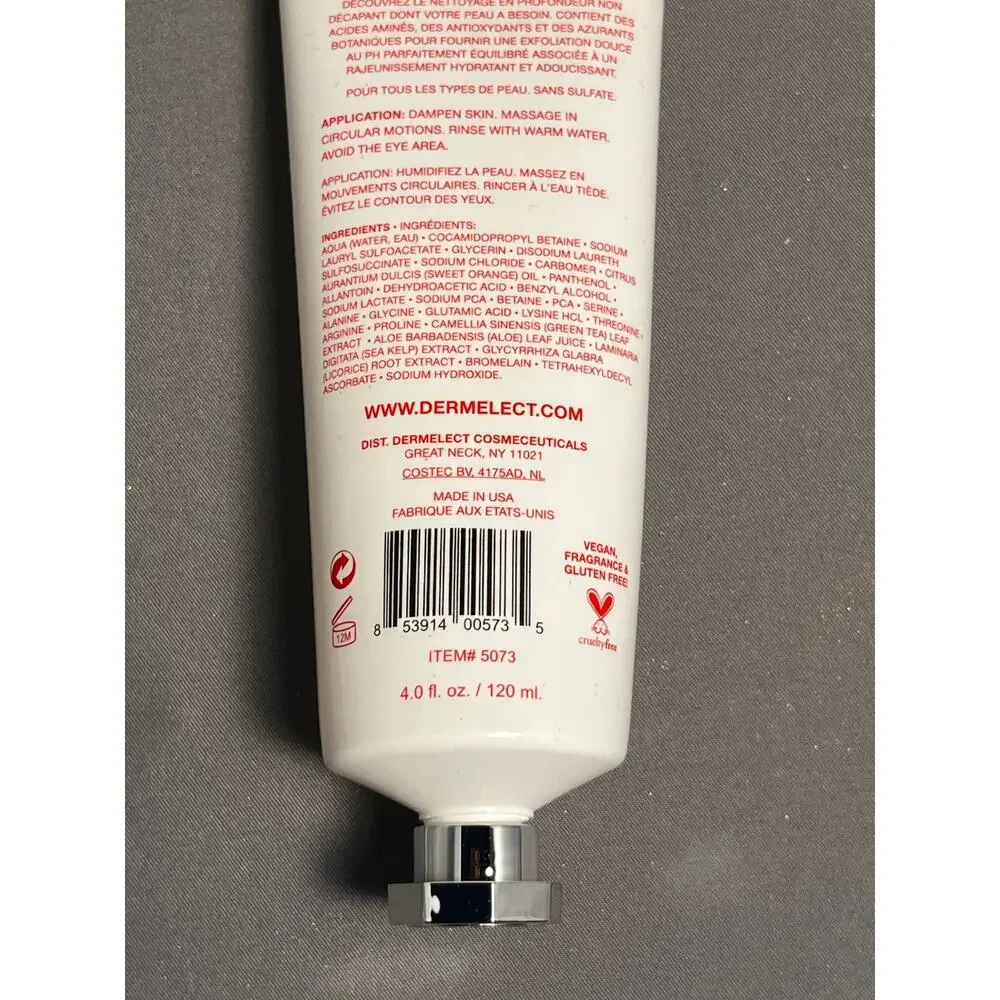 Dermelect Rapid‎ Repair Daily Amino Gel Purify, Hydrate, Soothe Cleanser 4 oz